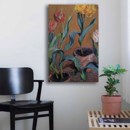 Wallity Pintura Decorativa en Lienzo Claude Monet 45x70 cm